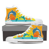 Dolphin Lover - Women High Top Canvas Shoe -  High Top Canvas Shoes - EZ9 STORE