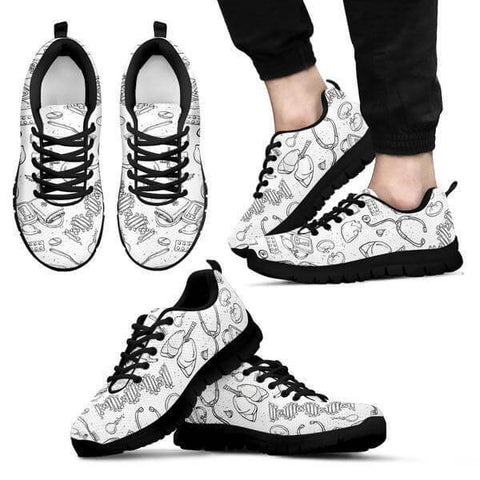 Image of Doodle Nurse Icons Sneakers - Sneakers - EZ9 STORE