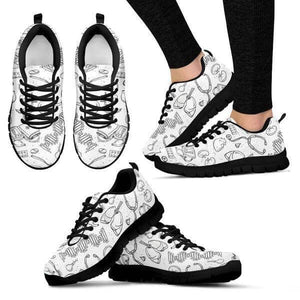 Doodle Nurse Icons Sneakers - Sneakers - EZ9 STORE