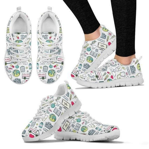 Image of Doodle Nurse Sneakers - Sneakers - EZ9 STORE