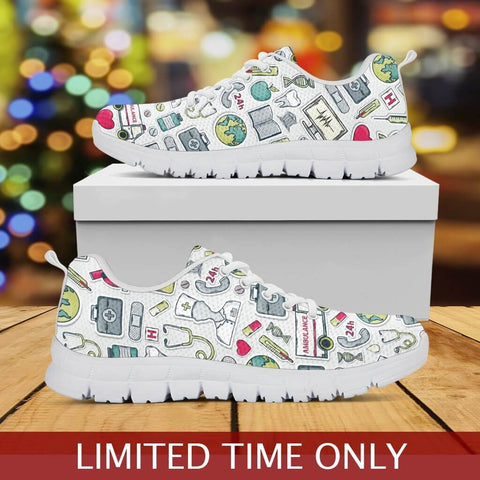 Image of Doodle Nurse Sneakers - Sneakers - EZ9 STORE