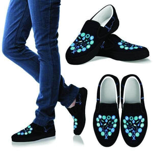 ECG Heart Slip Ons -  Slip Ons - EZ9 STORE