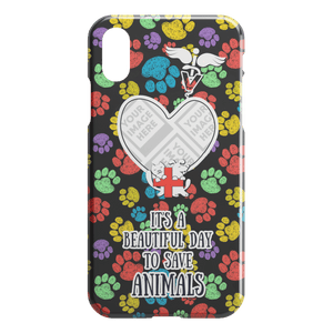 Save Animals - Personalized iPhone Case