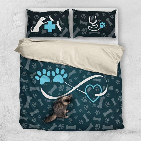 Image of Heart Of Veterinarian Bedding Set -  Bedding Set - EZ9 STORE