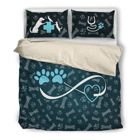 Image of Heart Of Veterinarian Bedding Set -  Bedding Set - EZ9 STORE