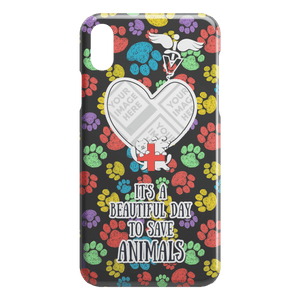 Save Animals - Personalized iPhone Case