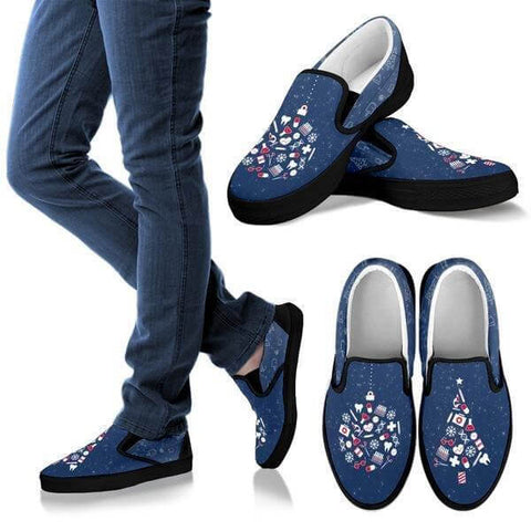 Image of Medical Christmas Slip Ons -  Slip Ons - EZ9 STORE