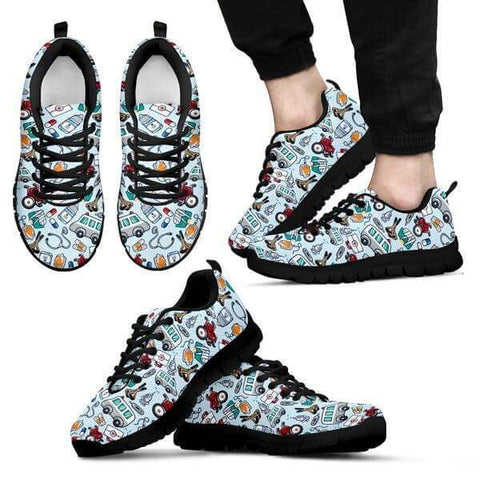 Image of Medical Pattern Sneakers -  Sneakers - EZ9 STORE