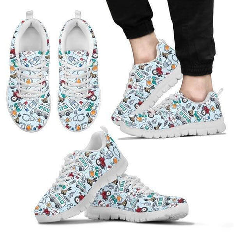 Image of Medical Pattern Sneakers -  Sneakers - EZ9 STORE