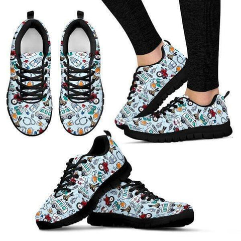 Image of Medical Pattern Sneakers -  Sneakers - EZ9 STORE