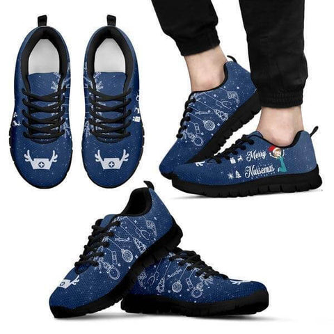 Image of Merry Nursemas Print Sneakers -  Sneakers - EZ9 STORE