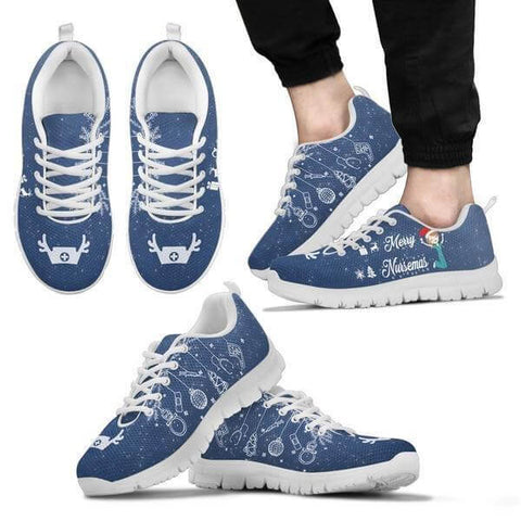 Image of Merry Nursemas Print Sneakers -  Sneakers - EZ9 STORE