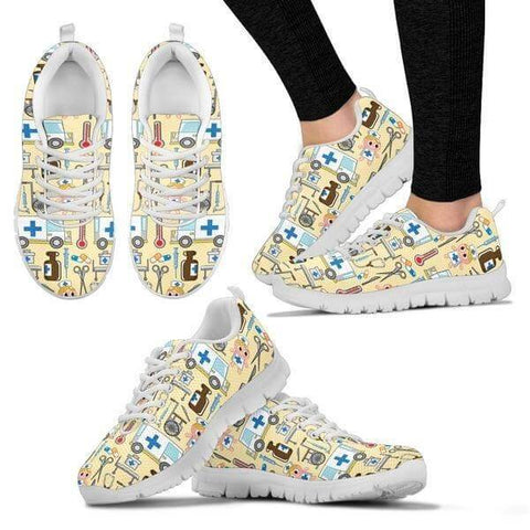 Image of Nurse - Cute Icons Sneakers -  Sneakers - EZ9 STORE