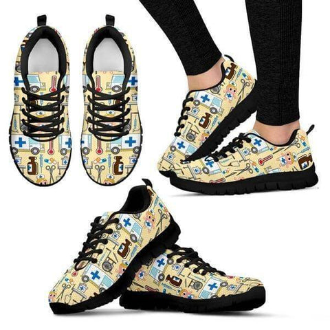 Image of Nurse - Cute Icons Sneakers -  Sneakers - EZ9 STORE