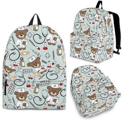 Image of Nurse Doodle Backpack -  Backpack - EZ9 STORE