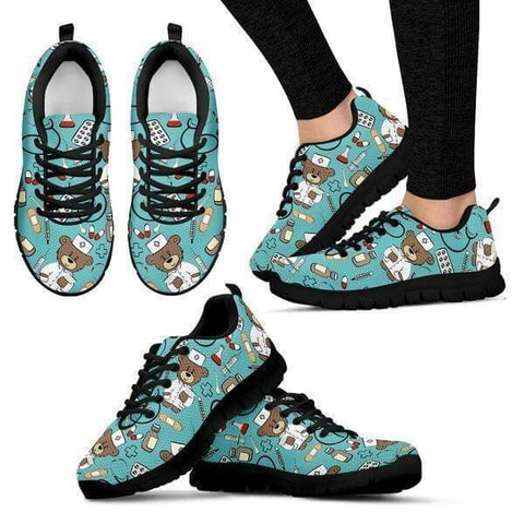 Image of Nurse Doodle Sneakers -  Sneakers - EZ9 STORE