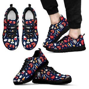 Nurse Icons Seamless Sneakers -  Sneakers - EZ9 STORE