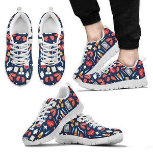 Nurse Icons Seamless Sneakers -  Sneakers - EZ9 STORE