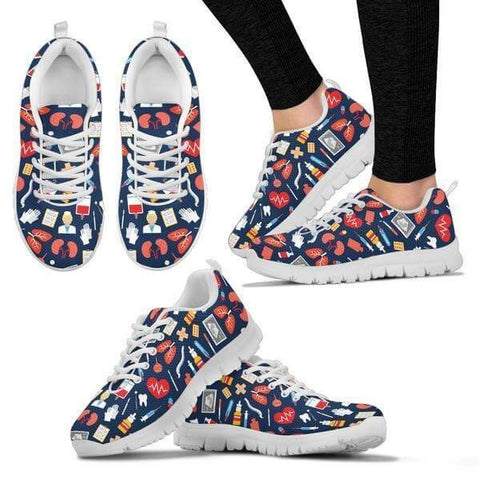 Image of Nurse Icons Seamless Sneakers -  Sneakers - EZ9 STORE