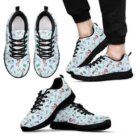 Image of Nurse - Light Blue Sneakers - Sneakers - EZ9 STORE