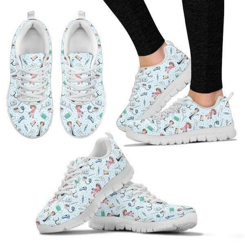 Image of Nurse - Light Blue Sneakers - Sneakers - EZ9 STORE