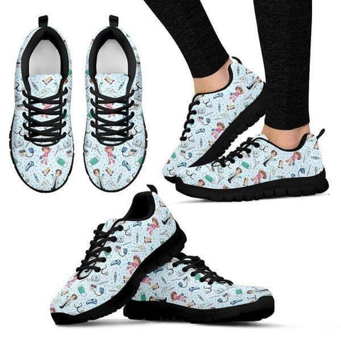 Image of Nurse - Light Blue Sneakers - Sneakers - EZ9 STORE