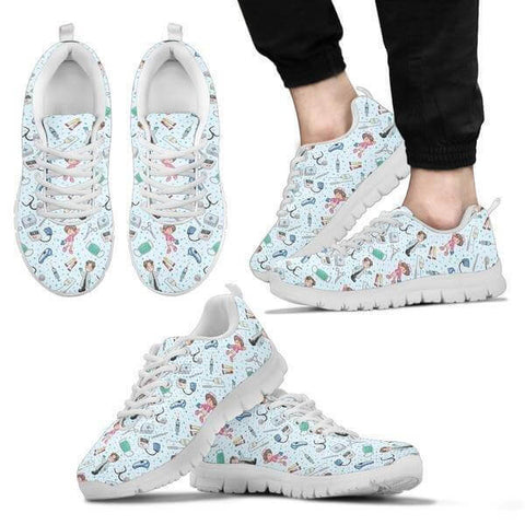 Image of Nurse - Light Blue Sneakers - Sneakers - EZ9 STORE