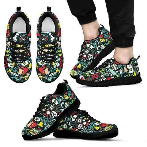 Image of Nurse - Medicine Pattern Sneakers -  Sneakers - EZ9 STORE