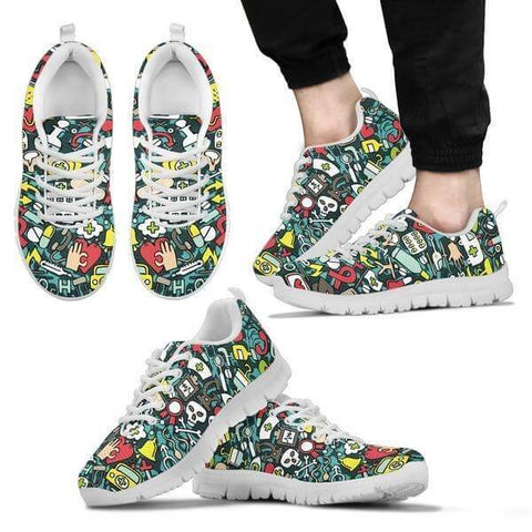 Image of Nurse - Medicine Pattern Sneakers -  Sneakers - EZ9 STORE