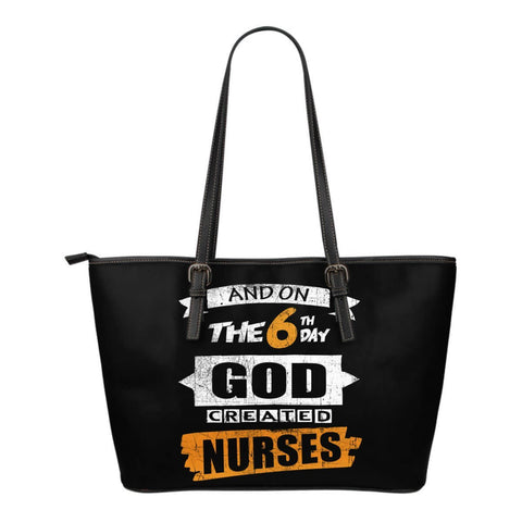 Image of Nurses Leather Tote Bag -  Leather Tote Bag - EZ9 STORE