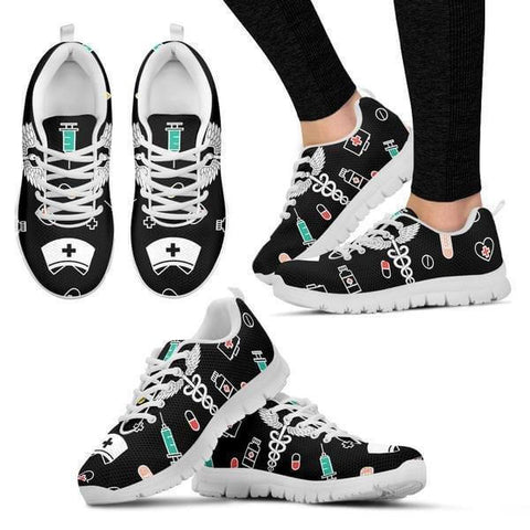 Image of Nursing Symbols Sneakers -  Sneakers - EZ9 STORE