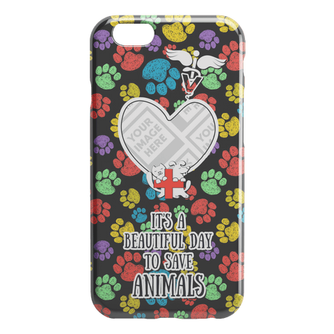 Image of Save Animals - Personalized iPhone Case