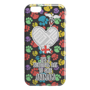 Save Animals - Personalized iPhone Case