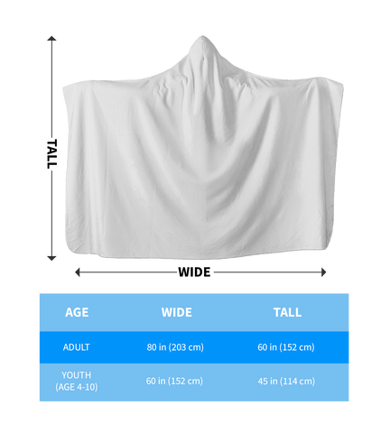 Image of White Veterinary Hooded Blanket