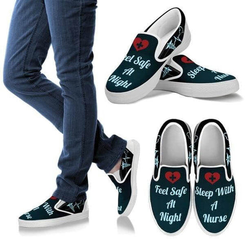 Image of Sleep With A Nurse Slip Ons -  Slip Ons - EZ9 STORE