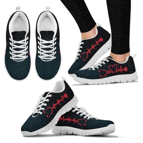 Image of Stethoscope Heartbeat Sneakers - Sneakers - EZ9 STORE