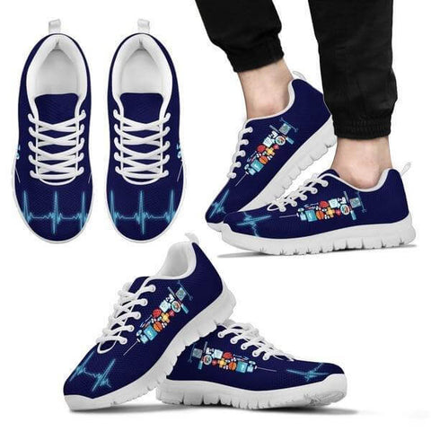 Image of Syringes Heartbeat Sneakers -  Sneakers - EZ9 STORE