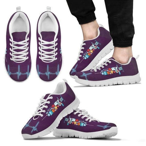 Image of Syringes Heartbeat Sneakers -  Sneakers - EZ9 STORE