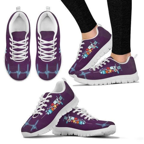 Image of Syringes Heartbeat Sneakers -  Sneakers - EZ9 STORE