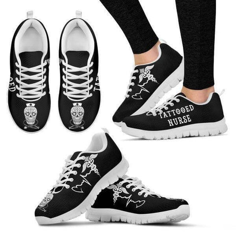 Image of Tattooed Nurse Sneakers -  Sneakers - EZ9 STORE