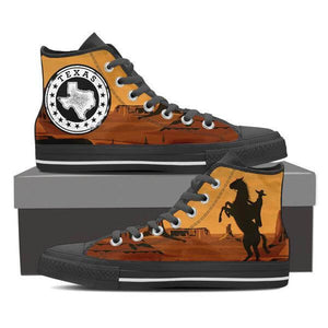 Texas High Top Canvas Shoes -  High Top Canvas Shoes - EZ9 STORE