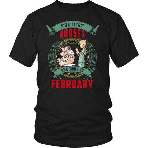 Image of The Best Nurses Are Born In February -  Shirts - EZ9 STORE