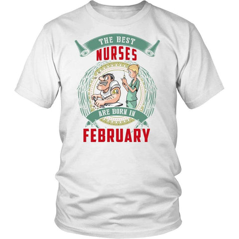 Image of The Best Nurses Are Born In February -  Shirts - EZ9 STORE