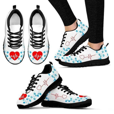 Image of The Nurse's Heartbeat Sneakers - Sneakers - EZ9 STORE