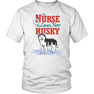 This Nurse Love Her Husky -  Shirts - EZ9 STORE