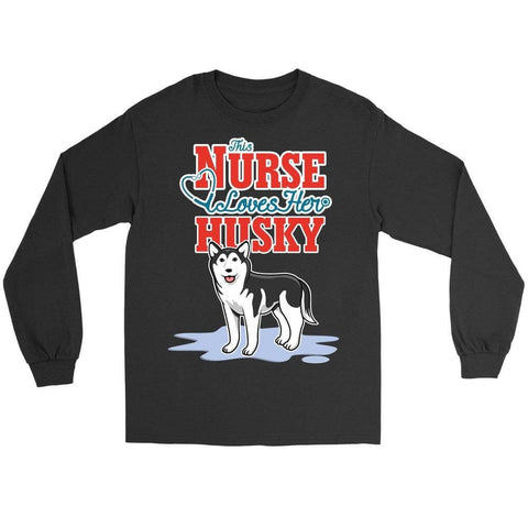 Image of This Nurse Love Her Husky -  Shirts - EZ9 STORE