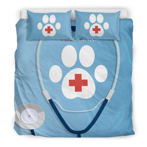 Image of Vet Clinic Stethoscope Bedding Set - Bedding Set - EZ9 STORE