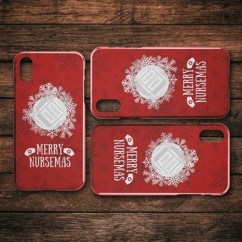 Image of Merry Nursemas - Personalized iPhone Case