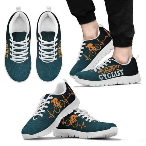 Image of World's Craziest, Proudest Cyclist Sneakers -  Sneakers - EZ9 STORE