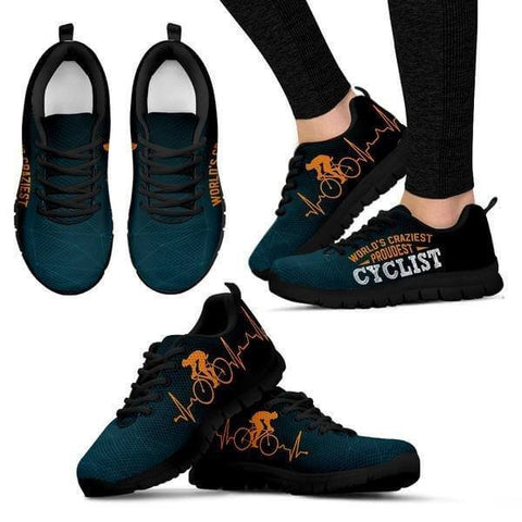 Image of World's Craziest, Proudest Cyclist Sneakers -  Sneakers - EZ9 STORE